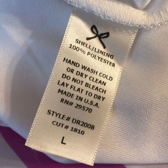 Everly Chevron Print Dress - Size Large - Picture 11 of 11